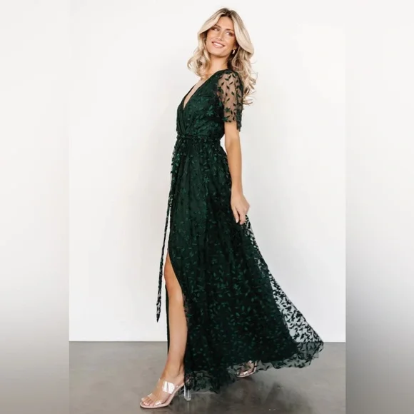 Baltic Born Marseille Burgundy Maxi Dress (M) - Picture 2 of 5